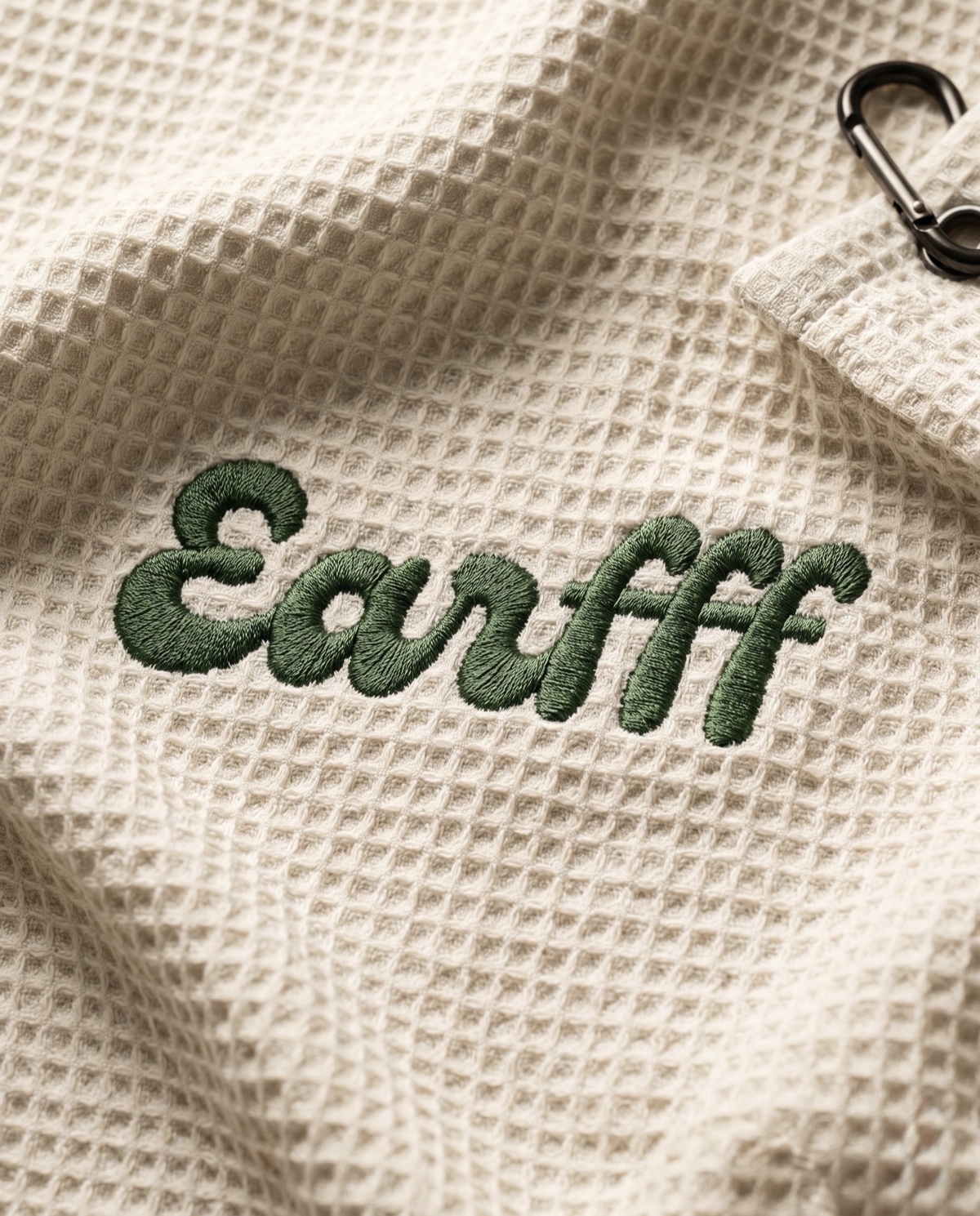 Earfff embroidered towel