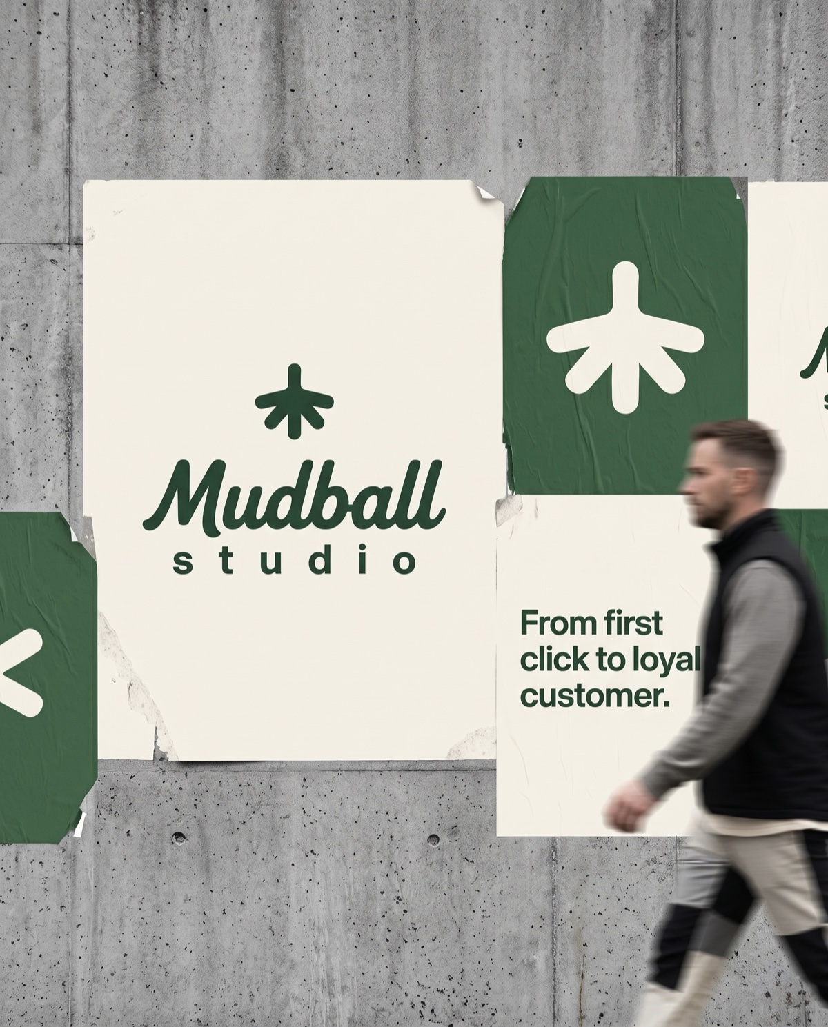 Mudball Studio street posters